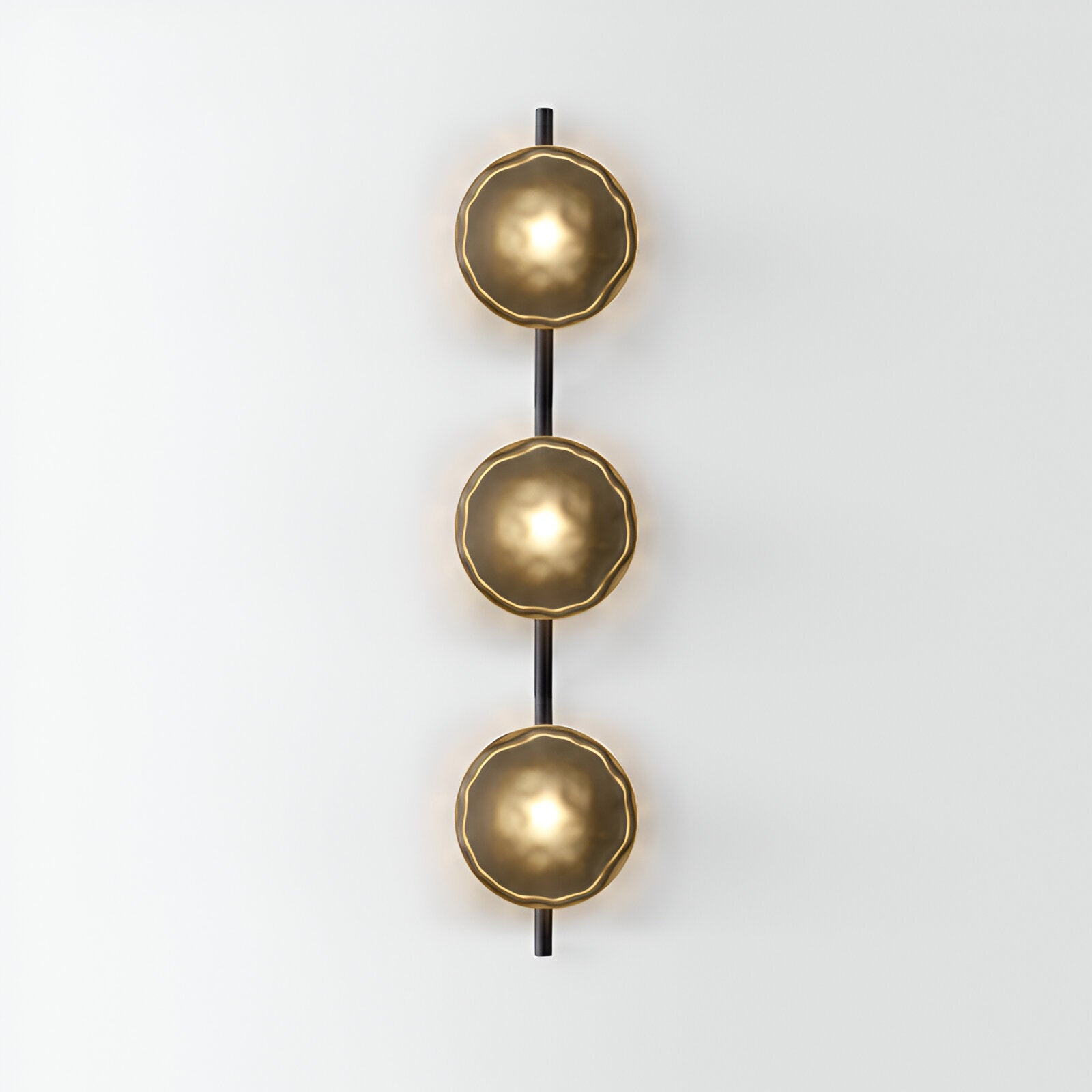 Schwarze LED Wandleuchte Innen – Nordic Runde Ceto Glas Wandlampe mit Minimalistischem Design und Energieeffizienter 5W Lichtquelle 17