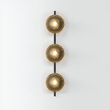 Schwarze LED Wandleuchte Innen – Nordic Runde Ceto Glas Wandlampe mit Minimalistischem Design und Energieeffizienter 5W Lichtquelle 17