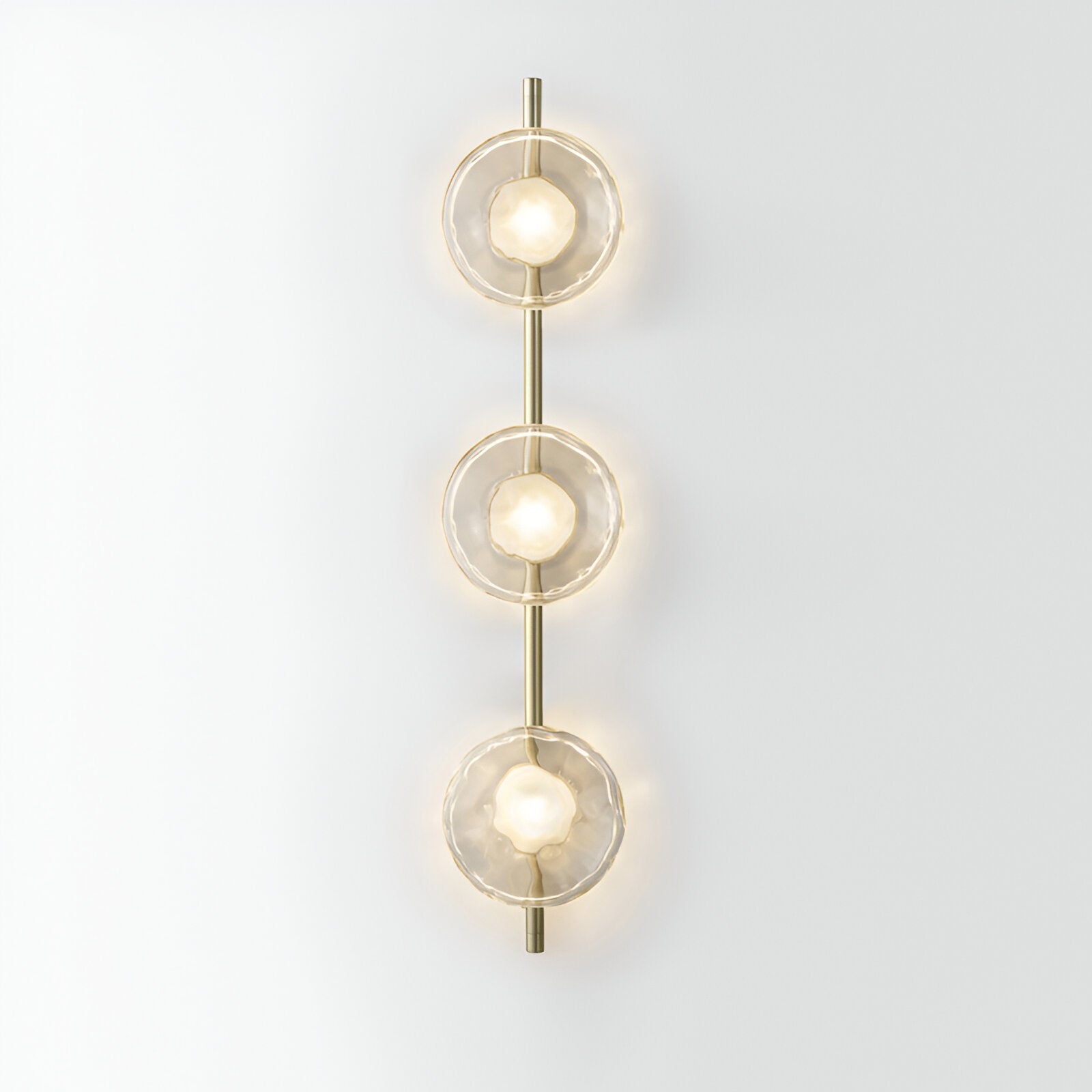 Schwarze LED Wandleuchte Innen – Nordic Runde Ceto Glas Wandlampe mit Minimalistischem Design und Energieeffizienter 5W Lichtquelle 18
