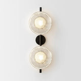 Schwarze LED Wandleuchte Innen – Nordic Runde Ceto Glas Wandlampe mit Minimalistischem Design und Energieeffizienter 5W Lichtquelle 21