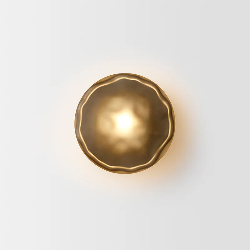 Schwarze LED Wandleuchte Innen – Nordic Runde Ceto Glas Wandlampe mit Minimalistischem Design und Energieeffizienter 5W Lichtquelle 27