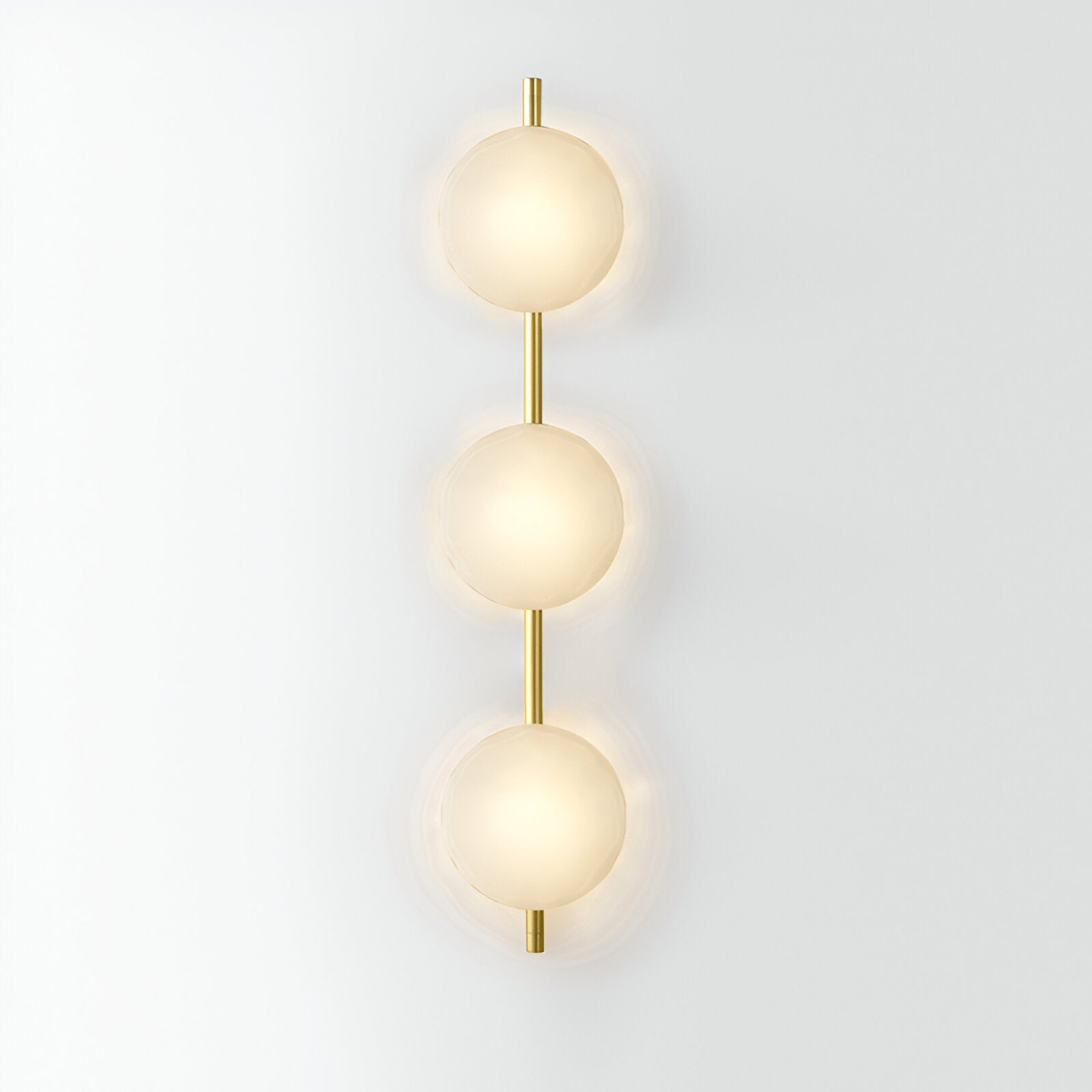 Schwarze LED Wandleuchte Innen – Nordic Runde Ceto Glas Wandlampe mit Minimalistischem Design und Energieeffizienter 5W Lichtquelle 30