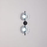 Schwarze LED Wandleuchte Innen – Nordic Runde Ceto Glas Wandlampe mit Minimalistischem Design und Energieeffizienter 5W Lichtquelle 7