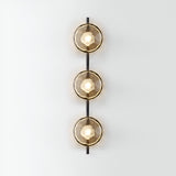 Schwarze LED Wandleuchte Innen – Nordic Runde Ceto Glas Wandlampe mit Minimalistischem Design und Energieeffizienter 5W Lichtquelle 9