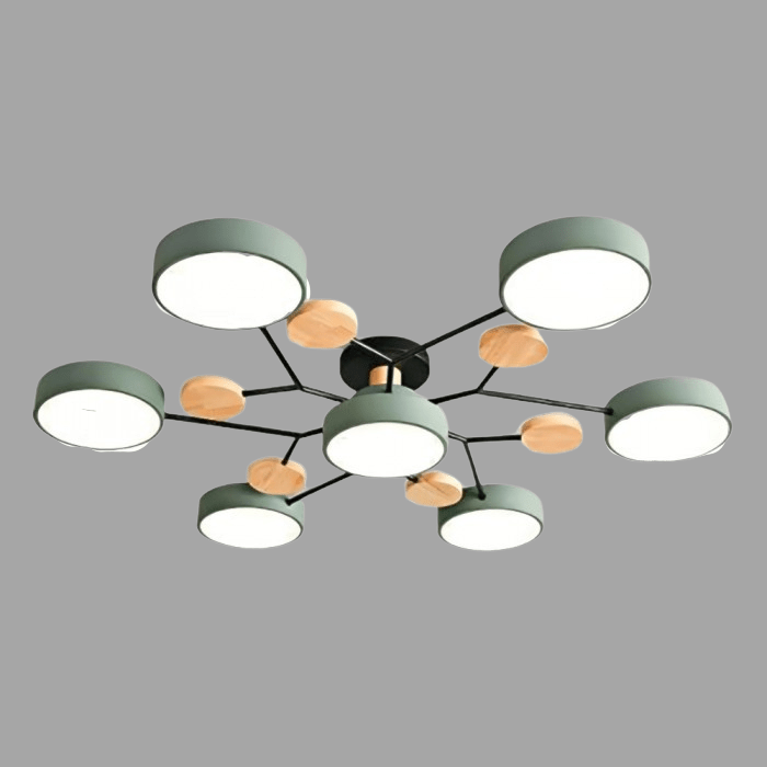 Skandinavische LED Deckenleuchte für Wohnzimmer - Moderne Deckenlampe 60 cm 1
