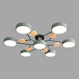 Skandinavische LED Deckenleuchte für Wohnzimmer - Moderne Deckenlampe 60 cm 1