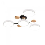 Skandinavische LED Deckenleuchte für Wohnzimmer - Moderne Deckenlampe 60 cm 10