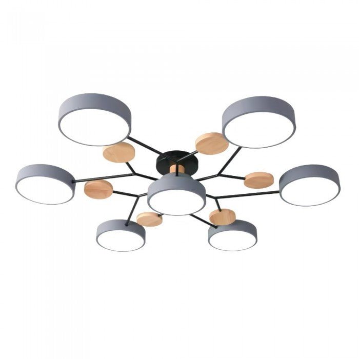 Skandinavische LED Deckenleuchte für Wohnzimmer - Moderne Deckenlampe 60 cm 11
