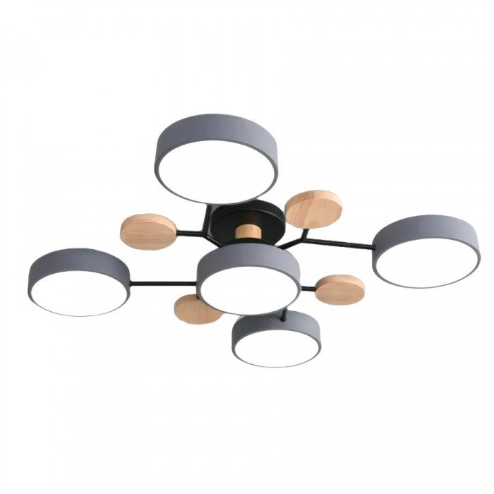 Skandinavische LED Deckenleuchte für Wohnzimmer - Moderne Deckenlampe 60 cm 13