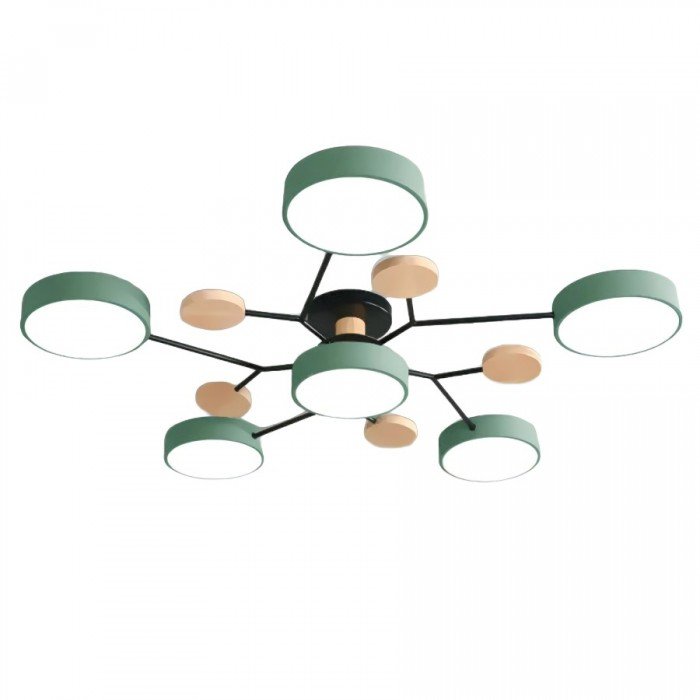 Skandinavische LED Deckenleuchte für Wohnzimmer - Moderne Deckenlampe 60 cm 14