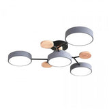Skandinavische LED Deckenleuchte für Wohnzimmer - Moderne Deckenlampe 60 cm 15