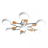 Skandinavische LED Deckenleuchte für Wohnzimmer - Moderne Deckenlampe 60 cm 16