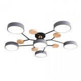 Skandinavische LED Deckenleuchte für Wohnzimmer - Moderne Deckenlampe 60 cm 17