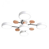 Skandinavische LED Deckenleuchte für Wohnzimmer - Moderne Deckenlampe 60 cm 18
