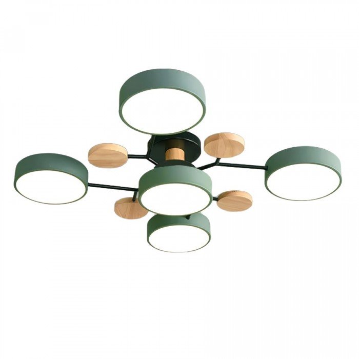 Skandinavische LED Deckenleuchte für Wohnzimmer - Moderne Deckenlampe 60 cm 19