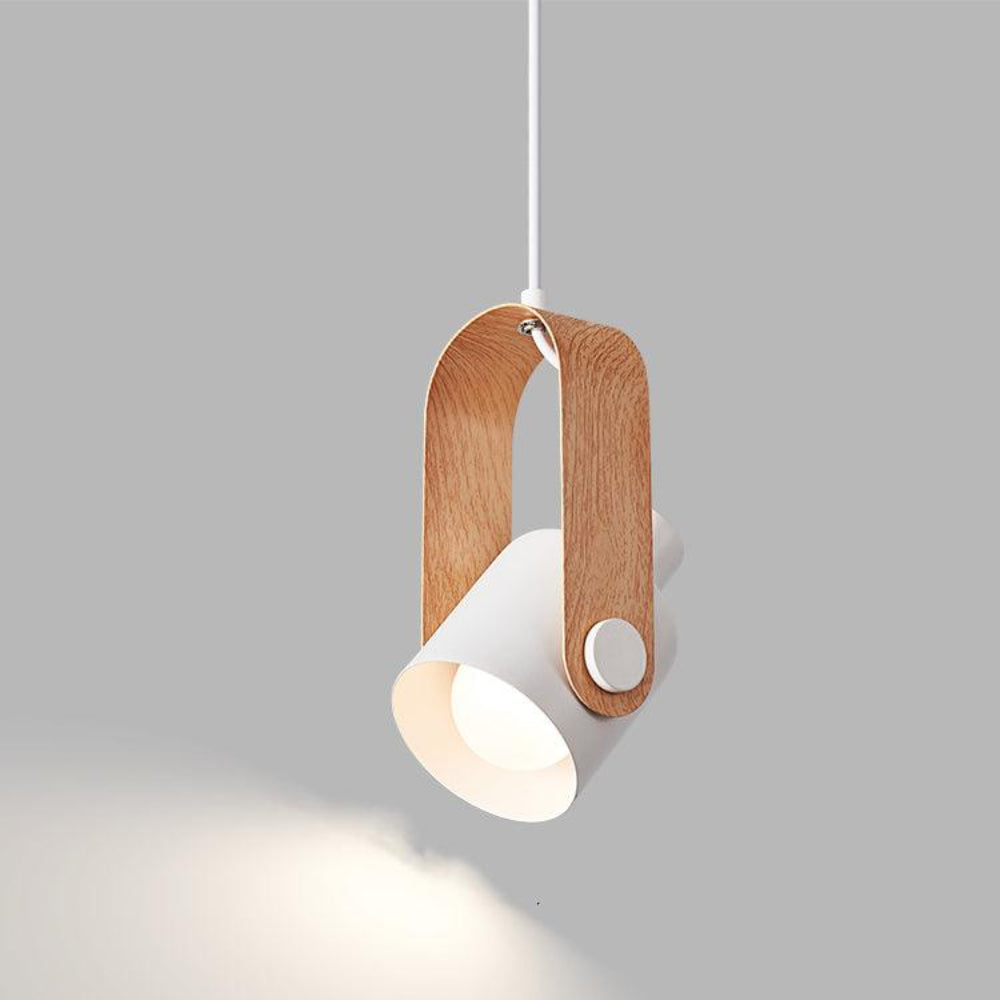 Skandinavische Pendelleuchte aus Holz und Metall – Elegantes Design für Esstisch und Wohnräume 7