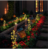 Solar Gartenleuchte mit Retro-Eisenlaterne – 80 cm Warmweiß, Automatischer Ein/Aus-Schalter für stimmungsvolle Gartenbeleuchtung 3