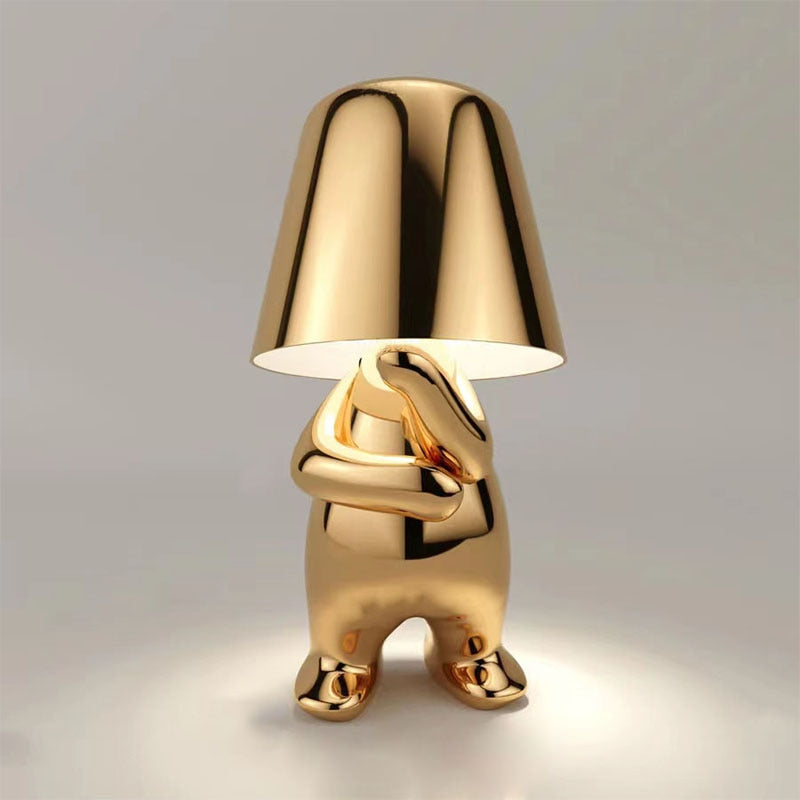 Stilvolle LED Tischlampe mit Warmlicht und Akku – Modernes Design für Wohnzimmer, Schlafzimmer und Büro 2