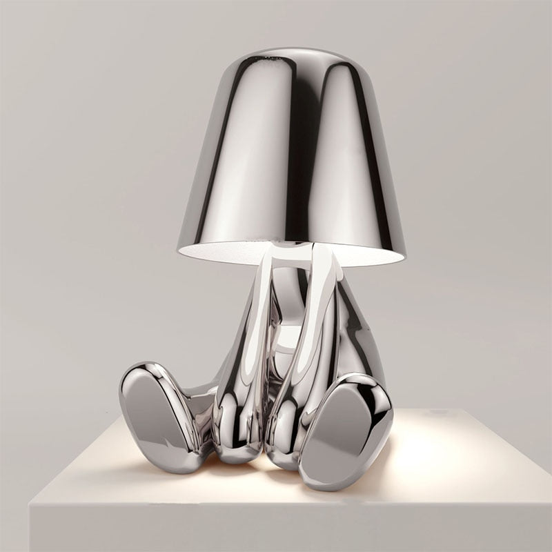 Stilvolle LED Tischlampe mit Warmlicht und Akku – Modernes Design für Wohnzimmer, Schlafzimmer und Büro 5