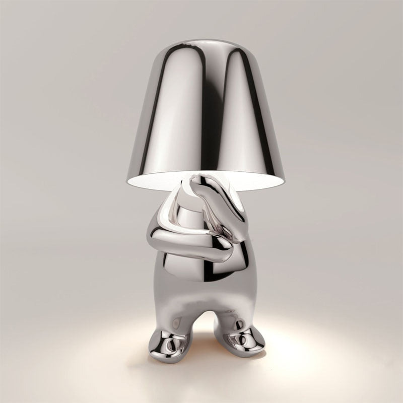 Stilvolle LED Tischlampe mit Warmlicht und Akku – Modernes Design für Wohnzimmer, Schlafzimmer und Büro 7