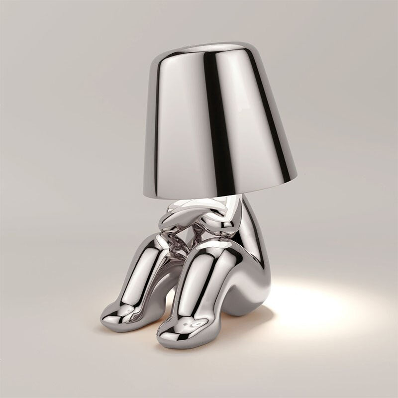 Stilvolle LED Tischlampe mit Warmlicht und Akku – Modernes Design für Wohnzimmer, Schlafzimmer und Büro 9