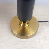 Tischlampe mit Retro Plissiertem Schirm für Nachttisch und Wohnzimmer 5