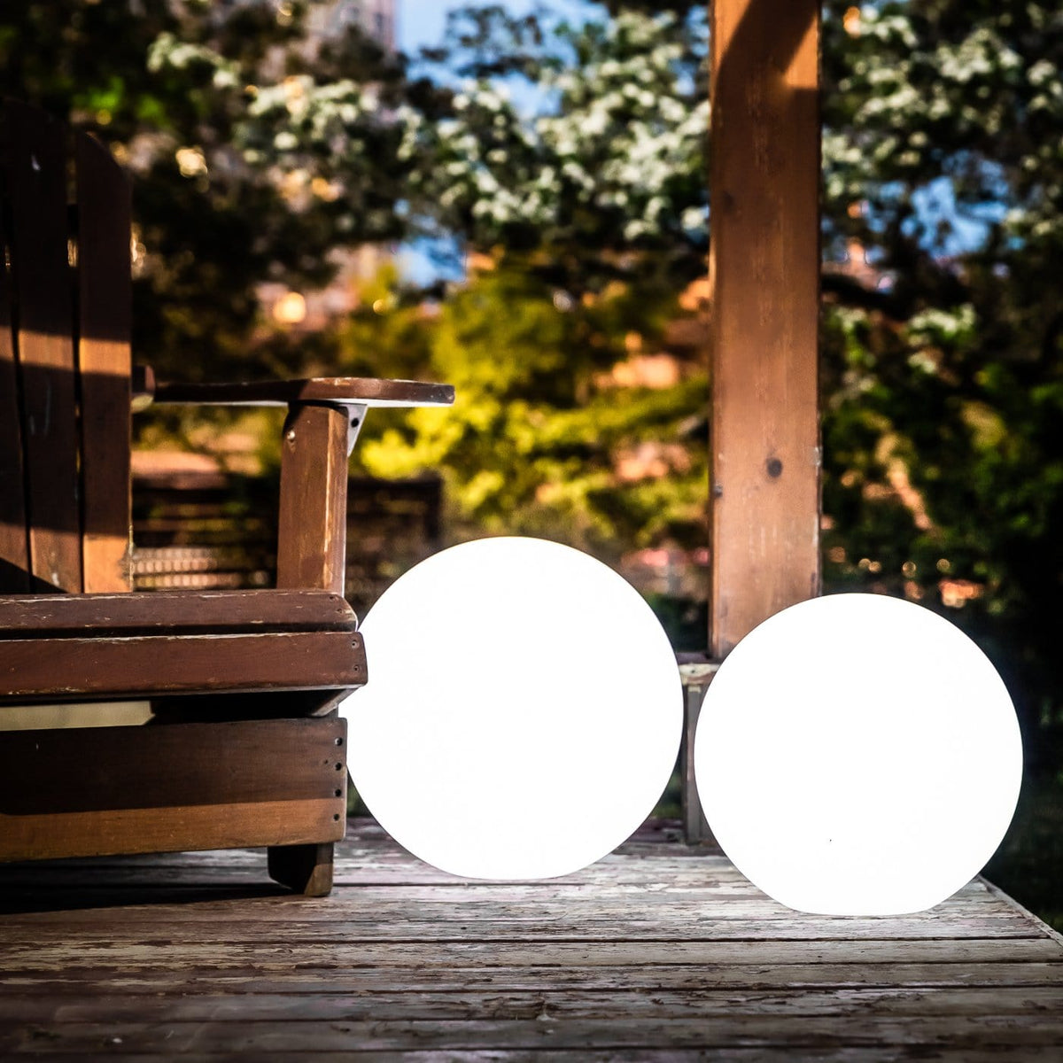 Tragbare Kabellose Tischlampe mit Fernbedienung – Akku Tischleuchte in 4 Farben, 25-50 cm für Innen und Außen 0