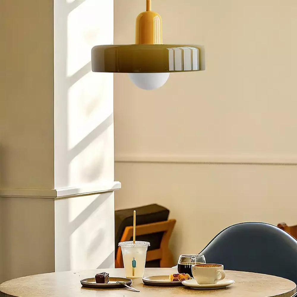 Verstellbarer Moderner Kronleuchter aus Glas mit Eleganten Glasschirmen – Ideal für Esszimmer und Wohnzimmer 5