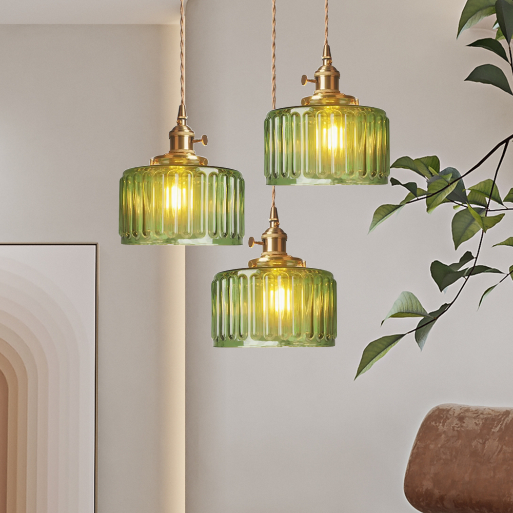 Vintage Pendelleuchte aus Kristallglas mit verstellbarer Höhe – Elegante Hängeleuchte für Esstisch und Wohnräume 3
