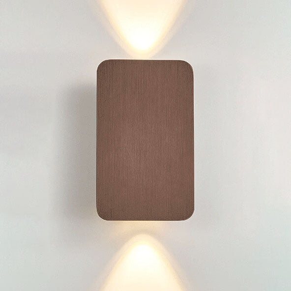 Wandleuchte Innen Minimalistisch mit 2 Lichtern aus Aluminium, LED Wandleuchte 11