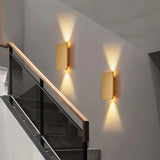 Wandleuchte Innen Minimalistisch mit 2 Lichtern aus Aluminium, LED Wandleuchte 2
