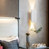 Wandleuchte Innen Minimalistisch mit 2 Lichtern aus Aluminium, LED Wandleuchte 3