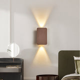 Wandleuchte Innen Minimalistisch mit 2 Lichtern aus Aluminium, LED Wandleuchte 8