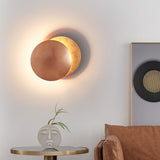 Wandleuchte mit drehbaren goldenen Scheiben – LED-Lampe für warmes Licht 4