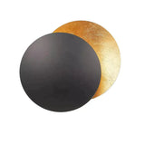Wandleuchte mit drehbaren goldenen Scheiben – LED-Lampe für warmes Licht 9