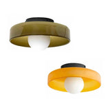 Moderne Runde Deckenleuchte aus Glas für Wohnzimmer – Elegante LED Deckenlampe mit G9 Leuchtmittel, Energieeffizient und Einfache Montage