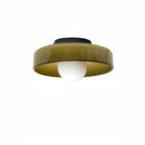 Moderne Runde Deckenleuchte aus Glas für Wohnzimmer – Elegante LED Deckenlampe mit G9 Leuchtmittel, Energieeffizient und Einfache Montage