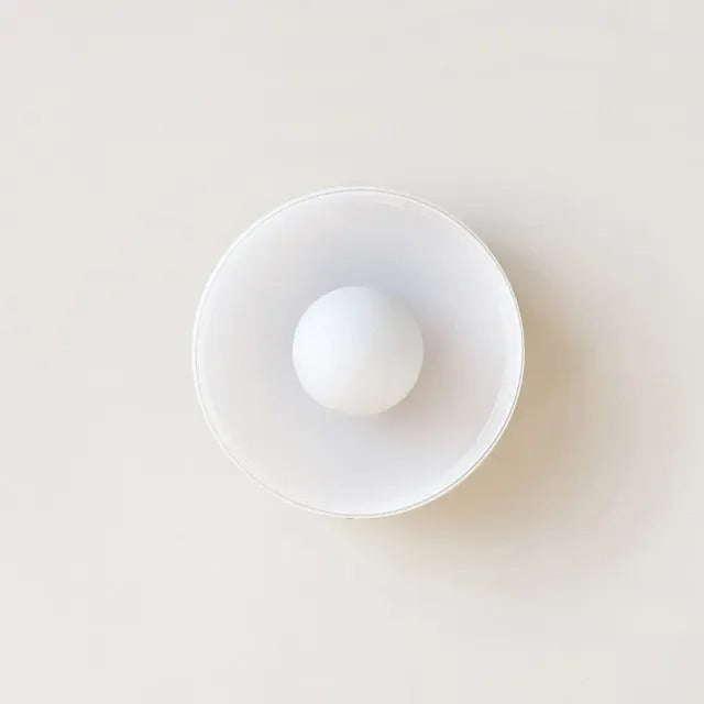 Moderne Runde Deckenleuchte aus Glas für Wohnzimmer – Elegante LED Deckenlampe mit G9 Leuchtmittel, Energieeffizient und Einfache Montage