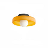 Moderne Runde Deckenleuchte aus Glas für Wohnzimmer – Elegante LED Deckenlampe mit G9 Leuchtmittel, Energieeffizient und Einfache Montage